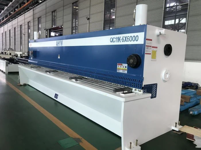 AHYW Yawei 6mm 6m HGS CNC Guilotine shear ESA S625 China supplier